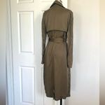 Badgley Mischka  Green Trench Coat Photo 5
