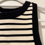 Aerie Offline by  Seamless High Neck Sports Bra Black & White striped Small NWT Photo 1