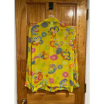 Versace Gianni Couture Silk Spray Paint Shirt Medusa Buttons Spring 1996 Size 42 Photo 7