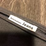 Reformation Long Sleeve Top Grey Solid Pullover Tee Small Photo 5