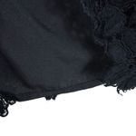 BB Dakota Black Lace Cotton Blend Round Neck V-Neck Back Lined Tank Blouse Sz XS Photo 4