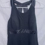Cache Y2K Black Sleeveless A-line Midi Dress size 4 Photo 2