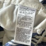 Old Navy  Blue Striped Linen Rayon Chino Short Women's Size 6 s Preppy Beachwear Photo 5