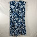 Matilda Jane Sleeveless Enchanted Garden Above Knee Dress Serenity Blue Floral M Photo 2