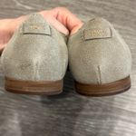 Toms  Desert Taupe Julie Suede Almond-Toe Flat Size 6.5 Casual Boho Office Career Photo 6