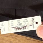 Madewell NWT  Sz 8 The Layton Solid Midi Slip Skirt in Black NL332 Photo 5