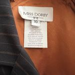 Vintage Miss Dorby 2 piece pin stripe office/dinner outfit. Sz.10 Black Photo 6