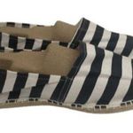 Cosido A Mano Womens Navy Striped Espadrilles Nautical Slip On Canvas Sz 43EU Blue Photo 0