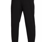 Theory  Black Navy Double Knit Jersey Slouchy Jogger Pants Photo 1