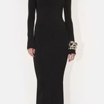 Galvan London x Revolve Athena Pearl Dress in Black, NWT, Size S Black Photo 10