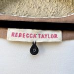 Rebecca Taylor  Lace Overlay Mini Dress 6 Beige Cream Photo 3