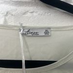 Ruffles sleeve multi‎ color cream purple strlpe crewneck XL Photo 5