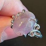 Amethyst Purple S925 silver woman ring size 7.5 Photo 6