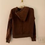 Rampage vintage  brown zip up jacket 100% linen brown size s Photo 4