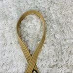 Jordache Woven Belt Leather Brown, Brass Small Photo 4