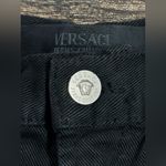 Versace NWOT Vintage Black Straight Leg Jeans Photo 5