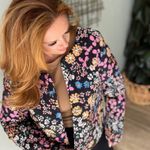 QUILTED JACKET | Fall or Spring Layering | Ditsy Floral | NWT | Medium Photo 1