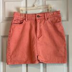 Billabong Women's 4 Waist 27 Pink Salmon Dusty Denim Jean Distressed Mini Skirt Photo 0