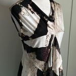 Simply Vera, Vera Wang Simply Vera Vera Wang Women’s Sleeveless Handkerchief Hem Cowl Neck Dress Photo 1