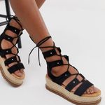 ASOS Black Platform Sandals  Photo 0