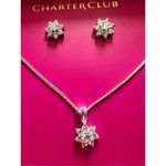 Charter Club New!  Jewelry Earring Necklace Box Gift Set Photo 1