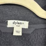 Dylan  Grey Teddy Bear Quarter Zip Sweater Womens S Casual Cosy Athletic Warm Photo 7