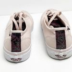 Vans  Pink And Paisley Tongue And Back Strip Canvas Tennis Shoes, Size 8 Photo 3