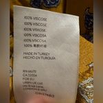 Anthropologie By  Gold Mustard Yellow & Blue Robin Floral Tiered Dress Size XL Photo 5