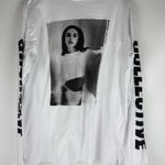 ASOS DESIGN Weekend Collective Graphic Long Sleeve Tee – Size US 4 Photo 0