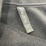 Athleta Cozy Karma Asymmetric Sweatshirt Dress Womens Size Large Black Mock Neck Photo 5