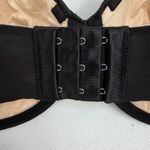 Victoria's Secret Victoria Secret 32DD Biofit Strapless Bra Underwire Satin Lined Cup Black Photo 4