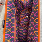 Vera Bradley Jazzy Blooms Purse Handbag Leather Handle Kiss Lock Closure Wallet Photo 2