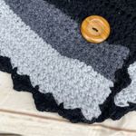 Handmade • Crochet Neck & Ear Warmer • Headband • Scarf • Multicolored • Gray Black Photo 8