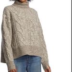 Rag and Bone 
NORA CABLE TURTLENECK
SWEATER -
IVORY/BROWN Size SP Photo 2