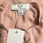 Magaschoni  Pink Blush Sleeveless Back Tie Blouse Women's Size Small NWT Photo 6
