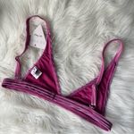 Dippin' Daisy's REVIBE By Dippin’ Daisy’s Carnival Bikini Top Velvet Ribbed NWT Photo 1