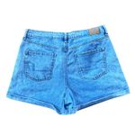 American Eagle  Denim Mom Shorts High‎ Waisted Cuffed Light Wash Size 12 Photo 5