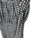 frankie's bikinis  Sadie Dress XL Black Gingham Gauze Babydoll Cottagecore Photo 7