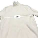 J.Crew  Ruffleneck Merino Wool-blend sweater ivory Size SMALL Photo 5