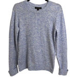 Banana Republic Sweater Womens Medium Blue Aire Cuff Crew Neck Pullover NWT Photo 0
