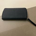 Estée Lauder Wallet  Black Textured Zip Wallet Perfect Condition Photo 4