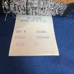 Molly Malloy Dress Womens 16 Blue Crushed Velvet Midi A Photo 9