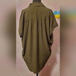 Madewell  Khaki Women's Button-Down Shirt Photo 2