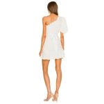 MERGIM Magda Bridal Dress in White 2 Medium New Crystal Belt Mini Photo 1