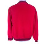 L.L.Bean Vintage Sherpa Crewneck Red Sweatshirt Womens Size Large Photo 2