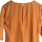 Amanda Uprichard Peach Orange 100% Silk Short Sleeve Romper Size XS Photo 6