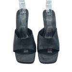 BP . Womens Mirra Black High Heel Square Toe Sandals Size 9.5 Photo 1