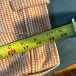 Anthropologie Idra Double Breasted Zip Jacket Blazer, Orange, Size 10 Photo 7