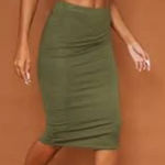 Pretty Little Thing NWT Jersey Midi Skirt Size 2 Photo 0
