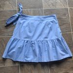 1901  Chambray Ruffle Layered Skirt Photo 2